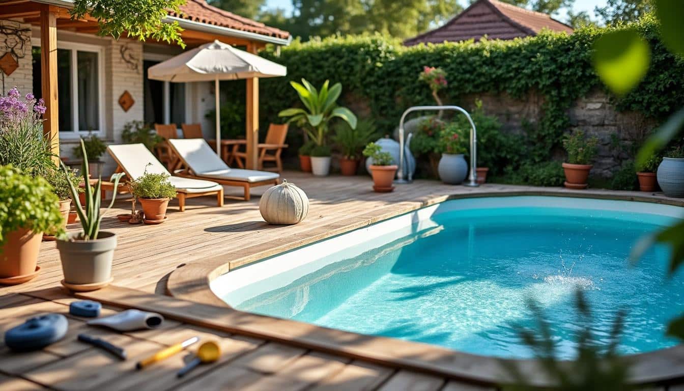 Illustration: Présentation et définition de l’aménagement de piscine hors sol