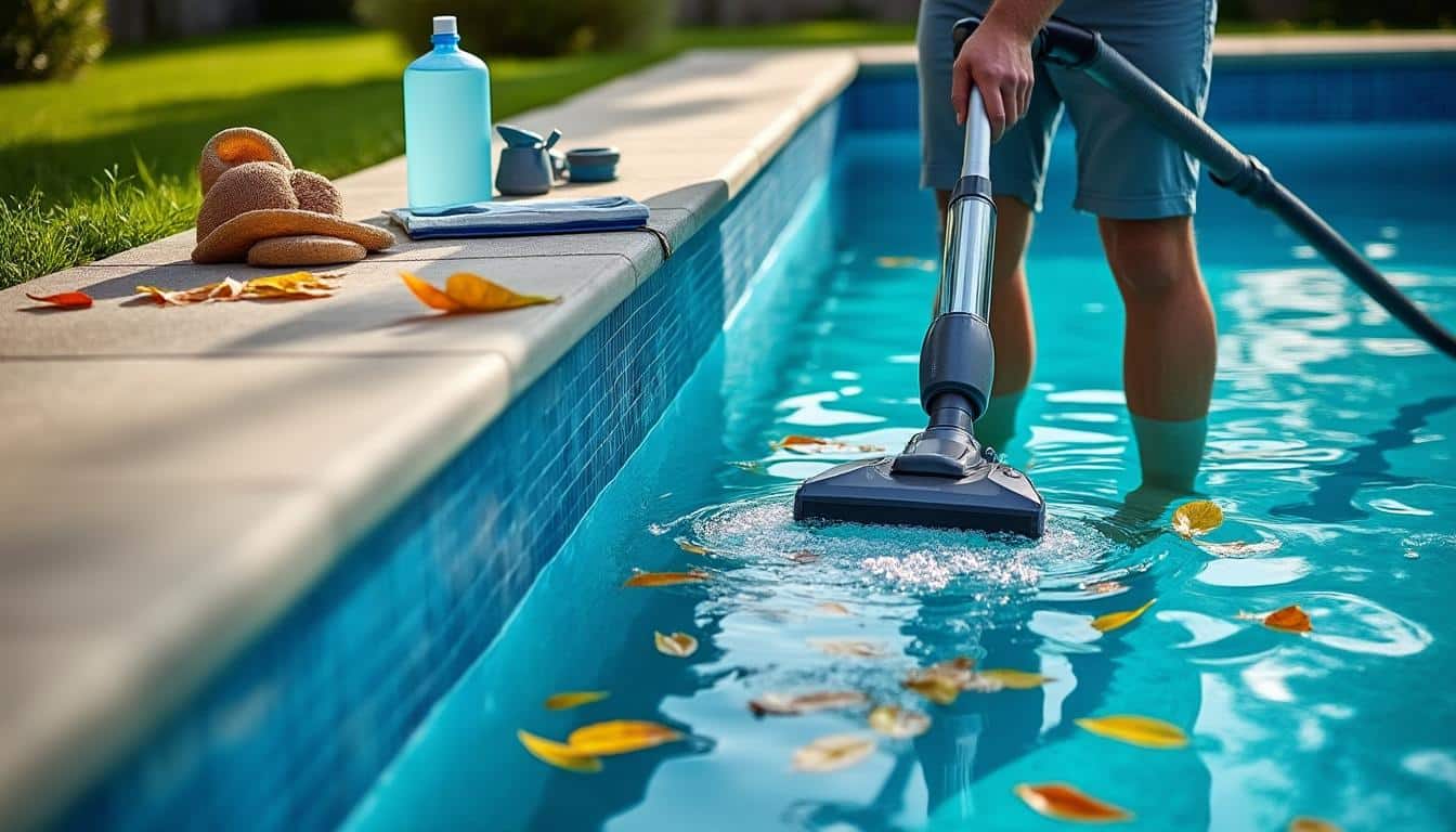 Illustration: Pourquoi aspirer une piscine hors sol est indispensable pour la propreté du bassin