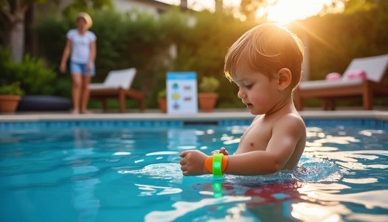 Illustration: Définition et fonctionnement du bracelet alarme de piscine