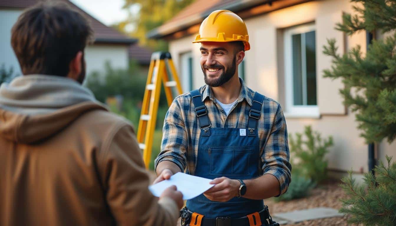 Illustration: Pourquoi une carte de visite de couvreur est essentielle pour votre métier