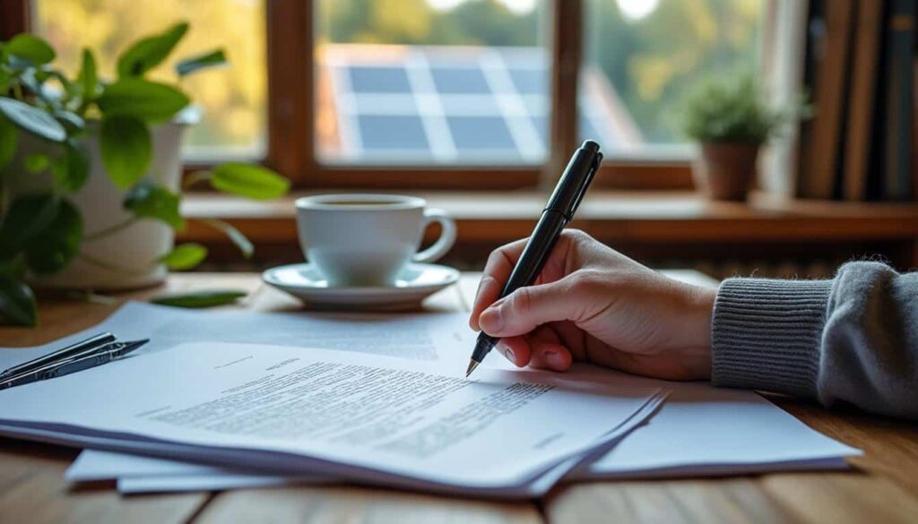 Modèle de lettre de rétractation pour panneau photovoltaïque : conseils et exemples