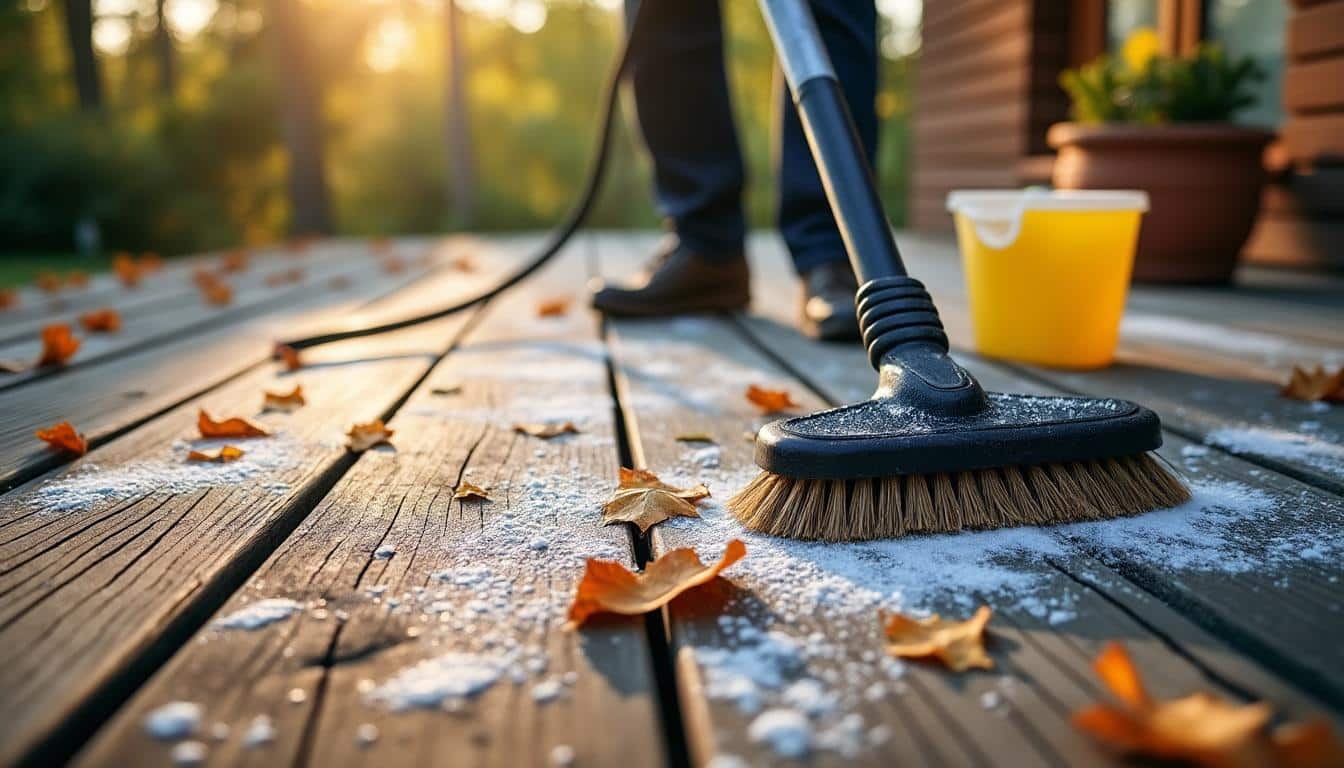Illustration: Quand et à quelle fréquence nettoyer une terrasse en bois ?