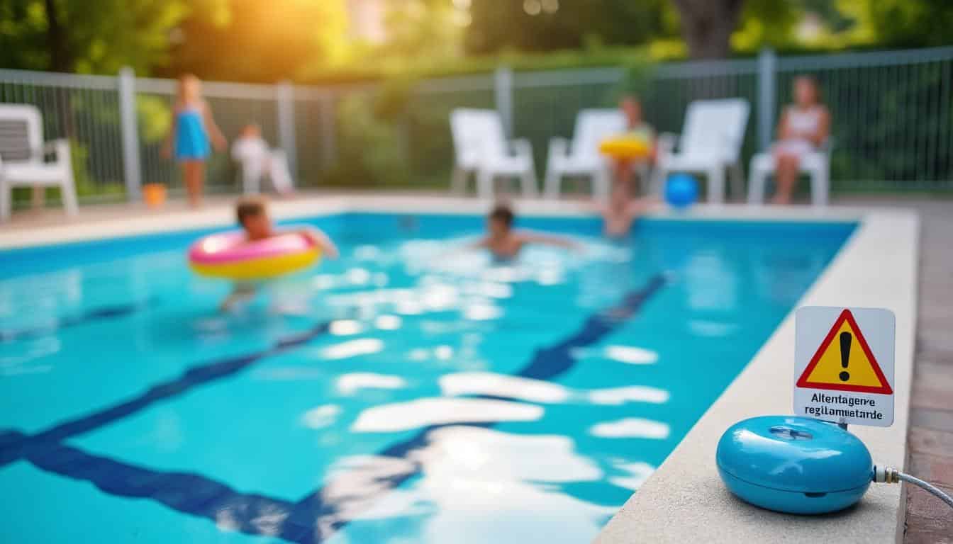 Illustration: Définition et cadre légal de la norme pour l’alarme de piscine