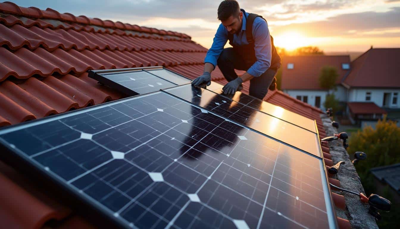 Illustration: Définition et particularités du panneau photovoltaïque rouge