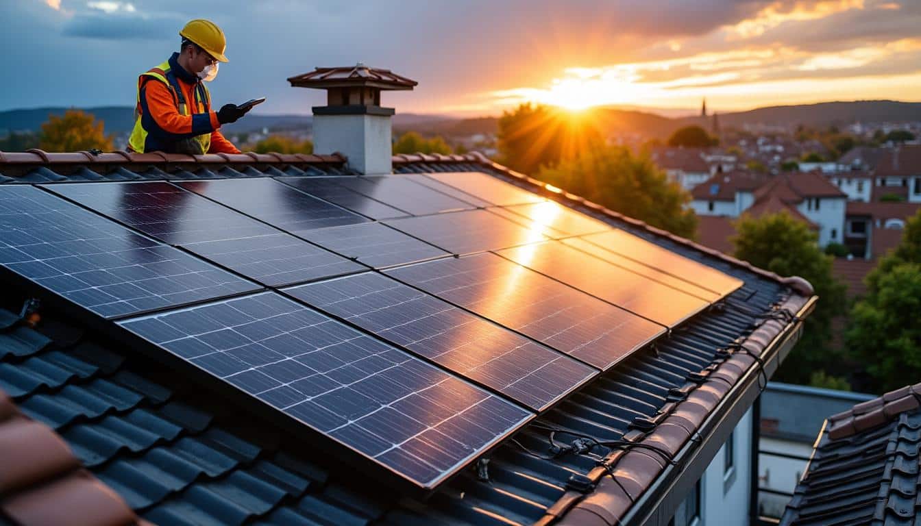 Illustration: Pourquoi choisir un panneau photovoltaïque rouge pour votre bâtiment ?