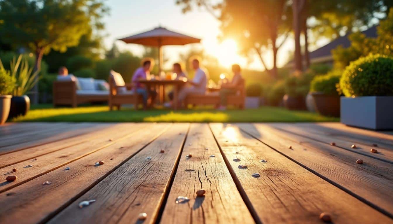 Illustration: Les bénéfices d’utiliser un saturateur pour terrasse en bois à l’extérieur