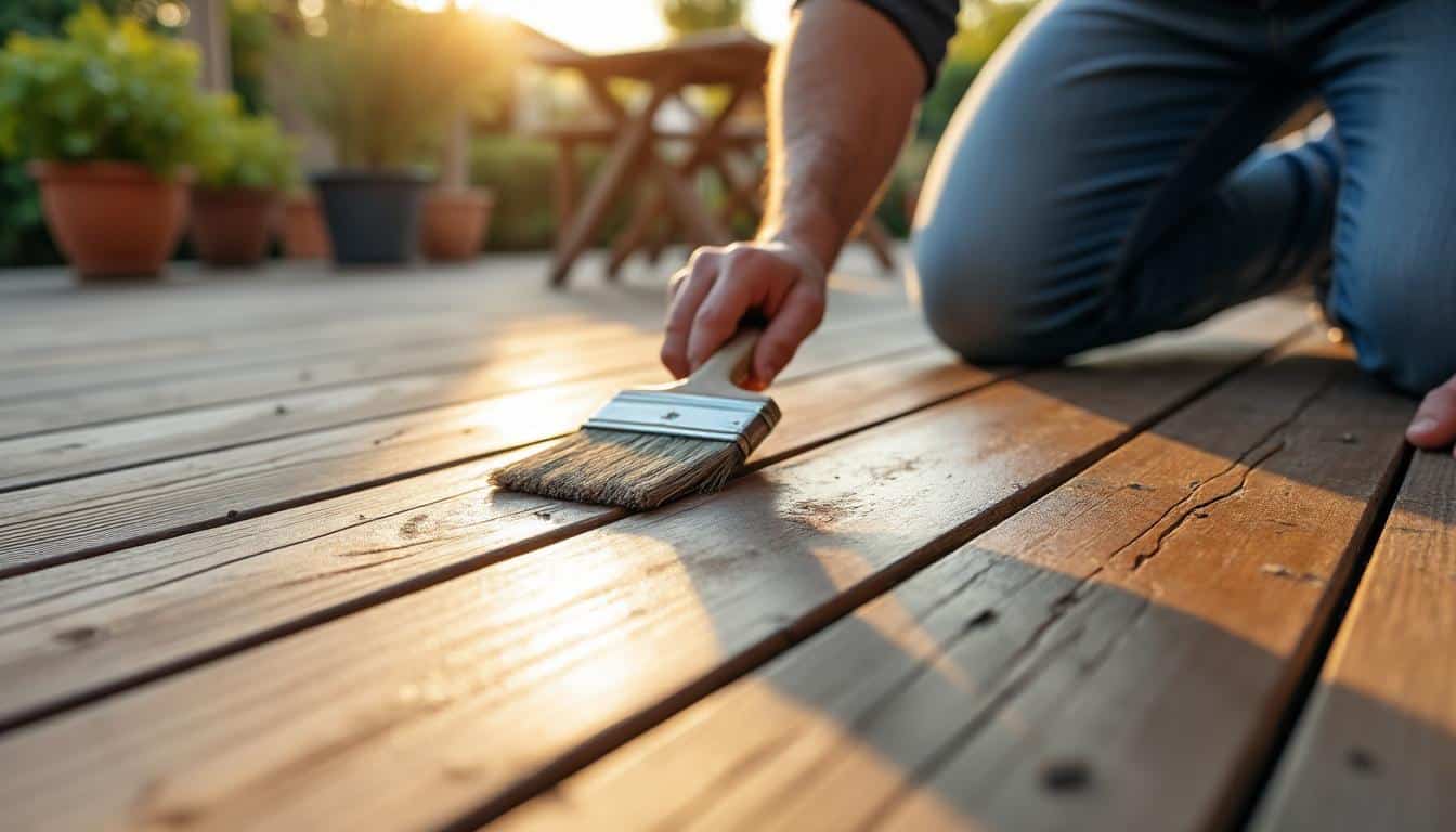 Illustration: Comprendre le rôle du saturateur sur une terrasse en bois