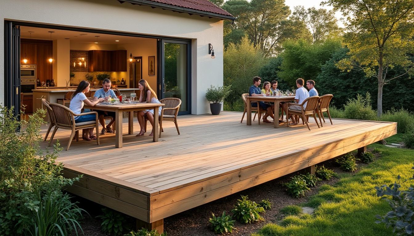 Illustration: Avantages et inconvénients d’une terrasse en bois sur pilotis