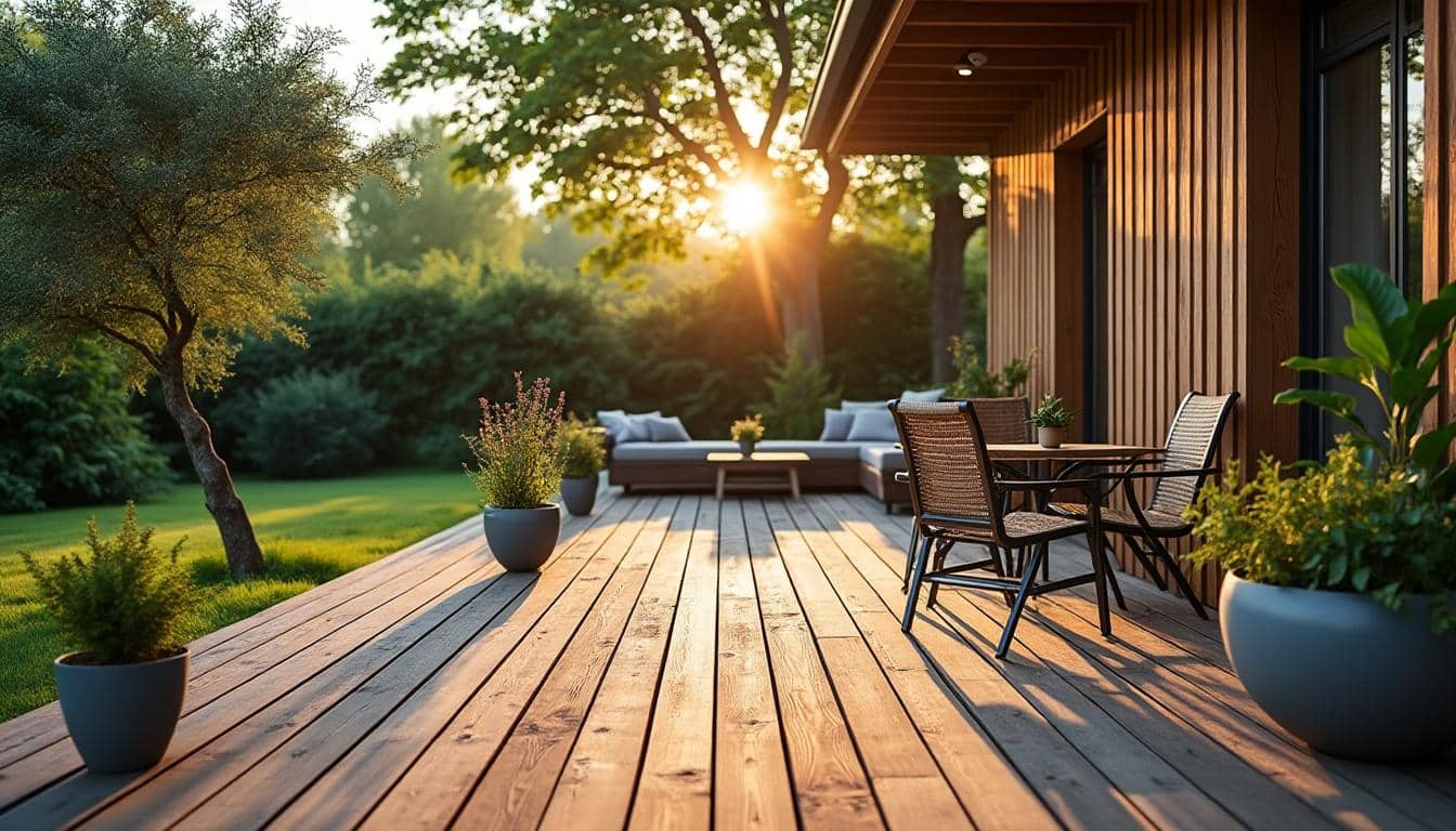 Illustration: Définition et atouts d’une terrasse en bois sur pilotis