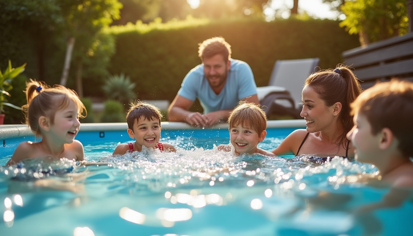 Illustration: Pourquoi chauffer l’eau d’une piscine hors sol : avantages et enjeux