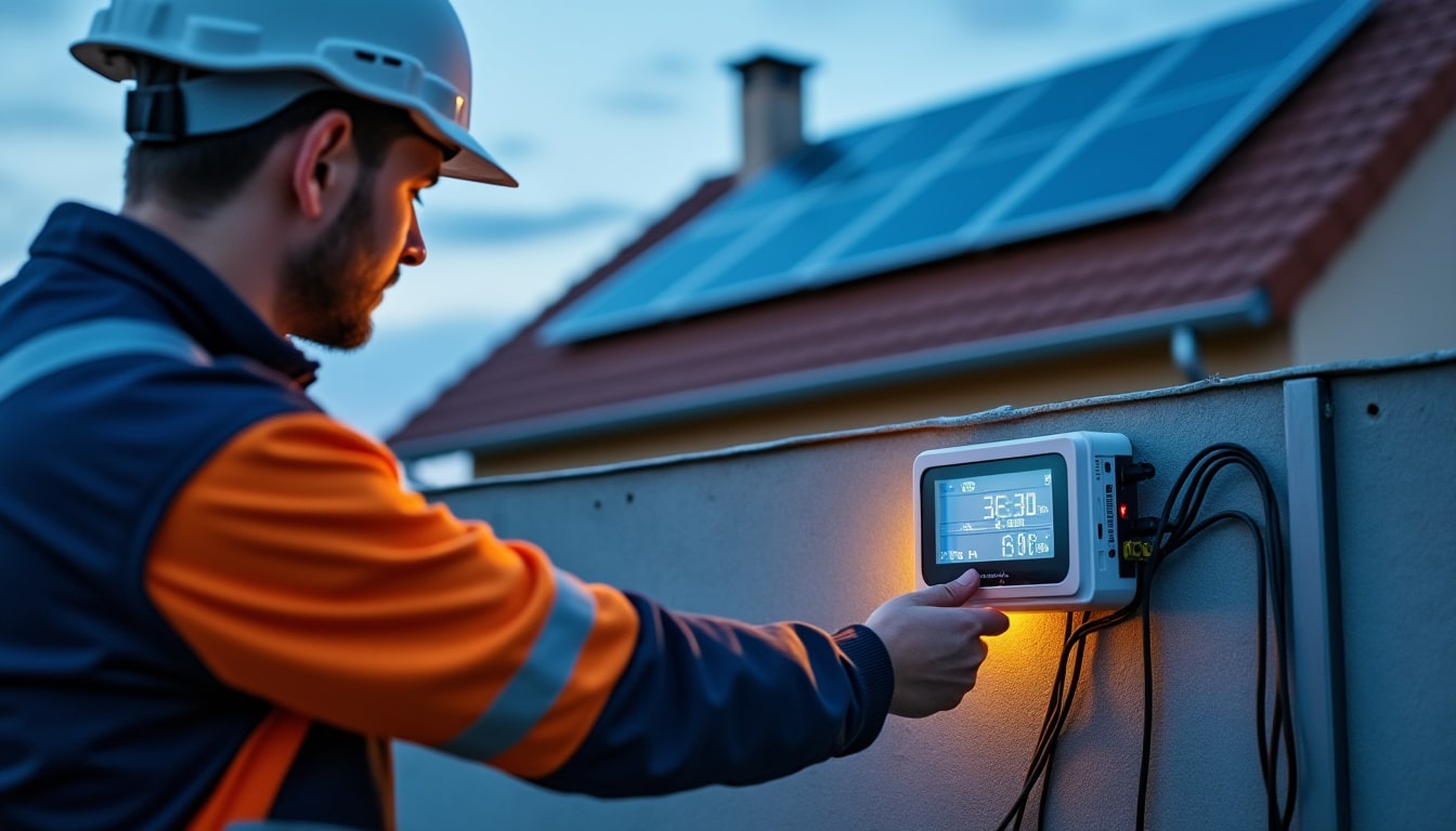 Illustration: Définition et rôle du compteur pour panneaux photovoltaïques dans une installation solaire