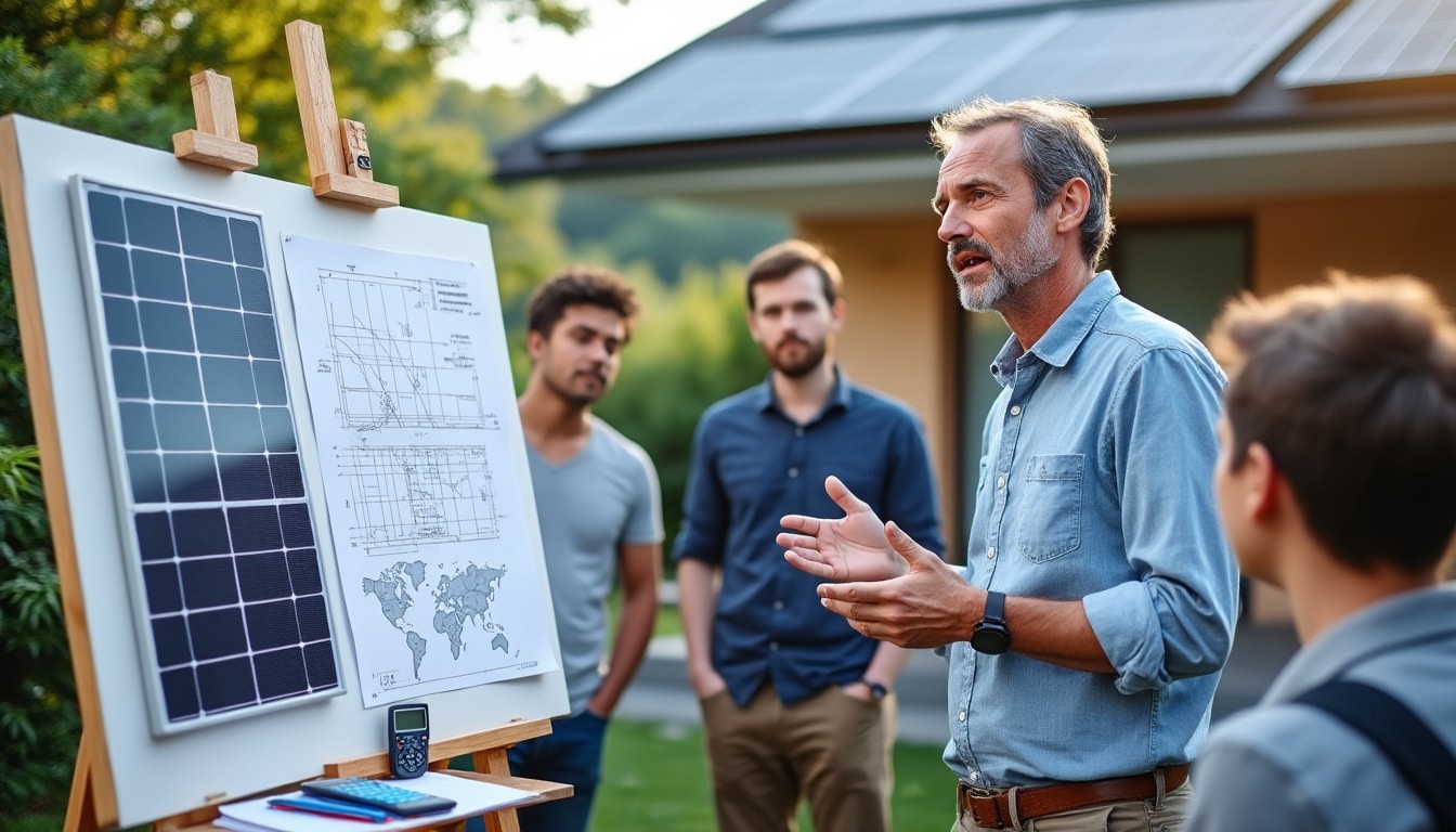 Illustration: Définitions et rappels essentiels pour aborder un exercice sur les panneaux photovoltaïques corrigé
