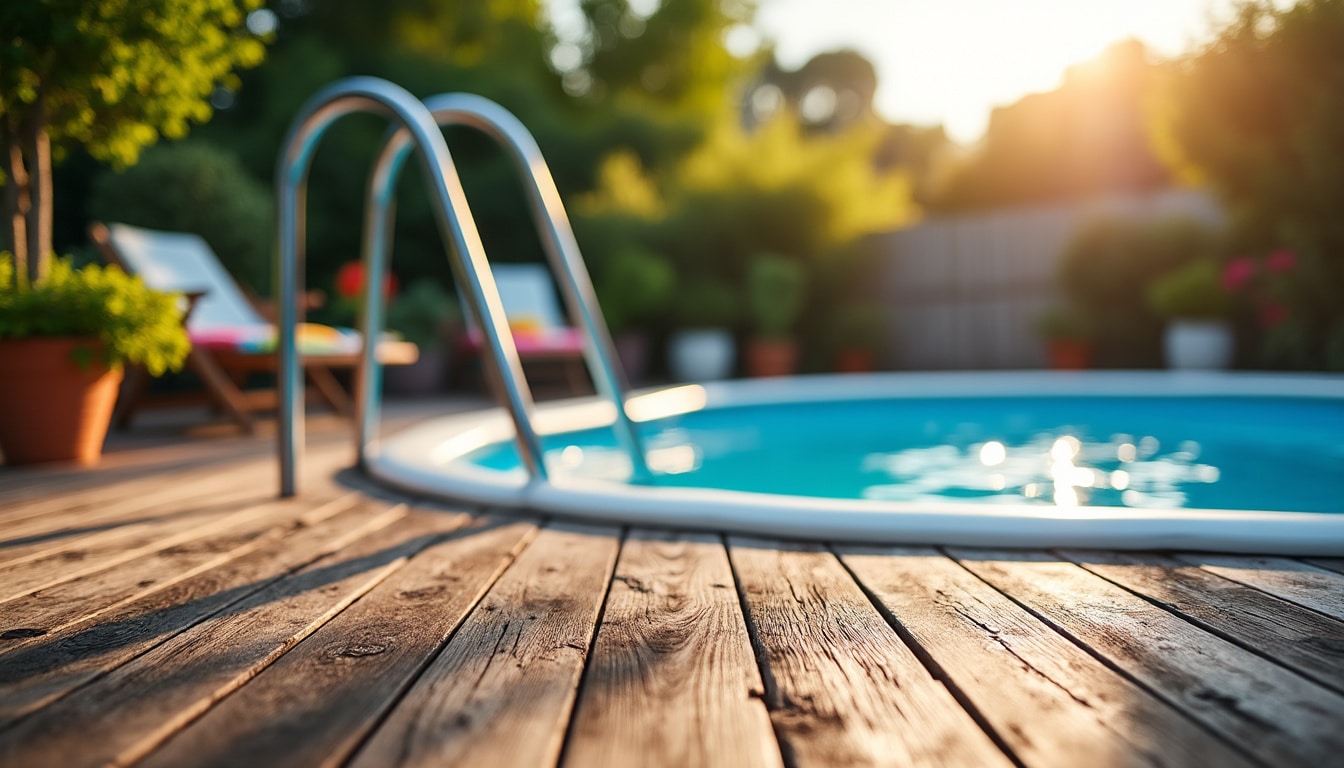 Illustration: Comprendre l’association d’une piscine hors sol et d’une terrasse