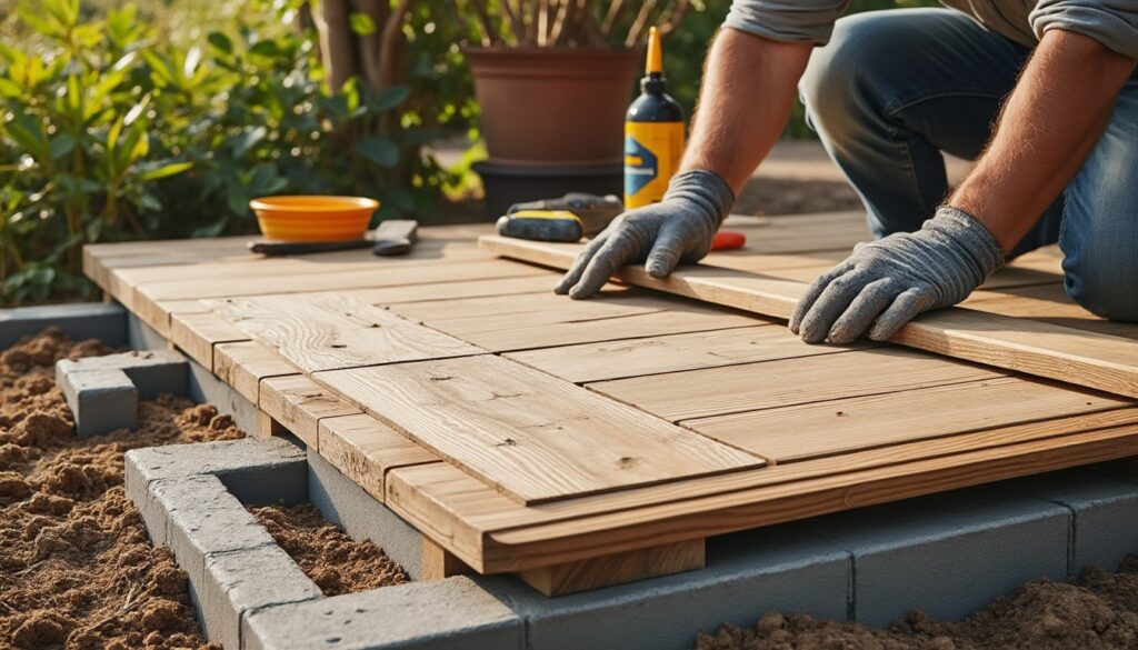Terrasse en bois sur plot béton : guide complet, pose et conseils