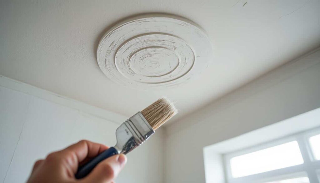 Peinture de plafond à l’application au rouleau structuré : guide complet