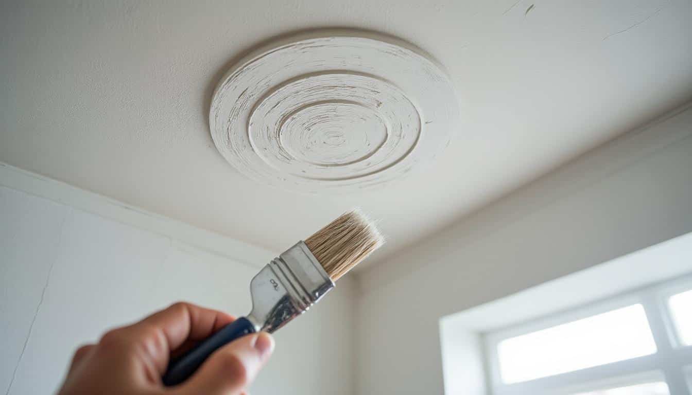 Peinture de plafond à l’application au rouleau structuré : guide complet