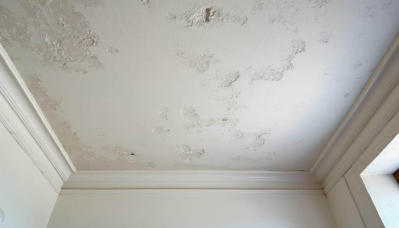 Illustration: Comprendre la formation des cloques sur un plafond déjà recouvert d’une ancienne couche de peinture