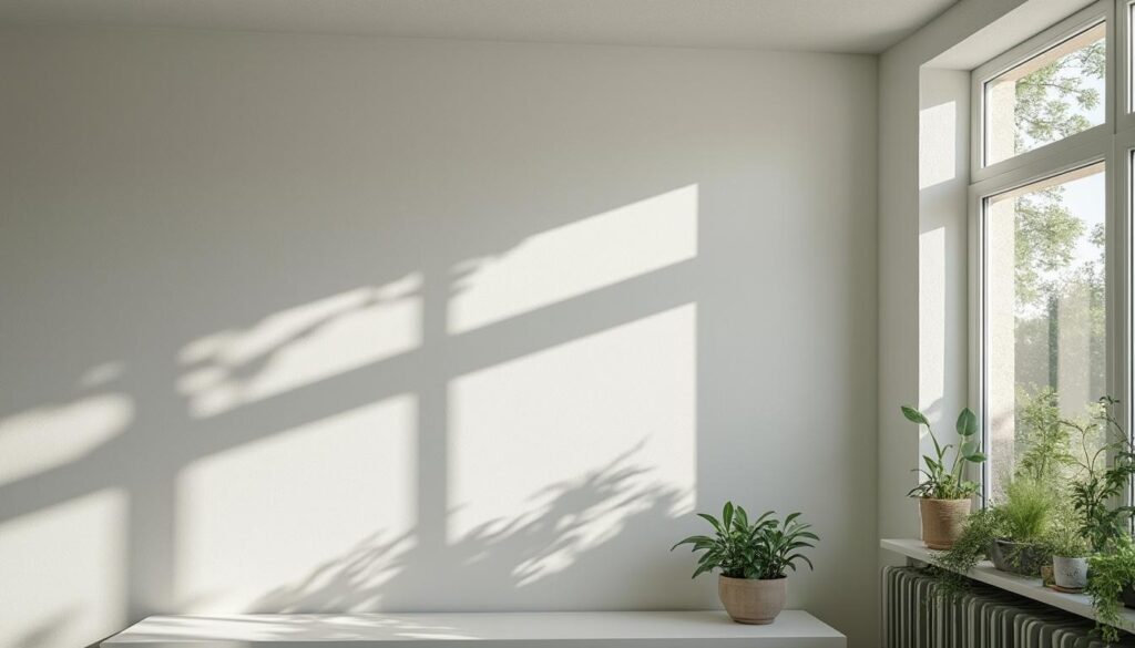 Peinture plafond mat à absorption de lumière : confort et esthétique