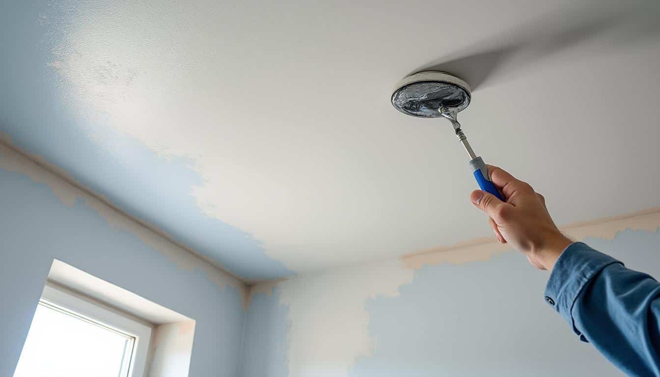 Illustration: Comprendre la peinture de plafond à recouvrement acrylique satinée : définition et points clés