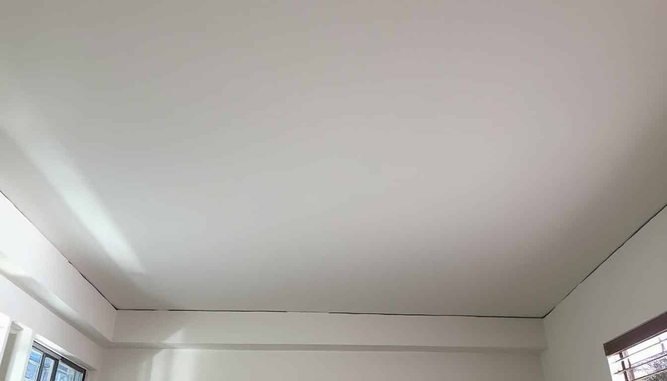 Illustration: Les avantages et les limites d’un plafond recouvert avec une peinture acrylique satinée