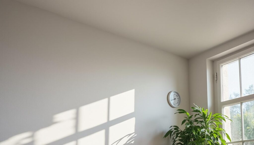 Peinture plafond : séchage lent et température, comment l’optimiser