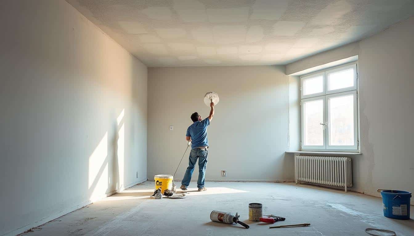 Peinture de plafond à séchage rapide : ventilation et astuces pro