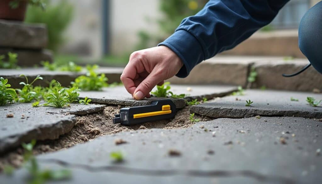 Surveiller l’affaissement de radier en saison humide