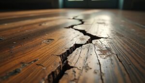 Les signaux et craquements liés à un affaissement de radier