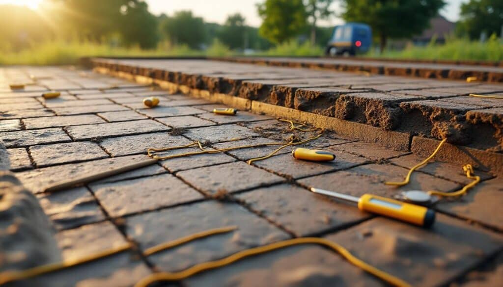 Reconnaître l’affaissement du radier sur un sol argileux
