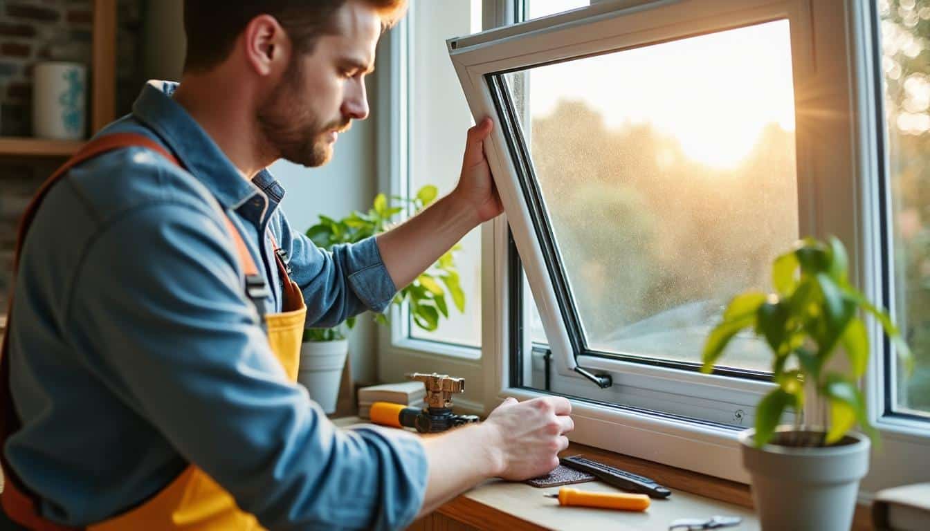 Illustration: Comprendre le fonctionnement et les enjeux du réglage d’une fenêtre PVC à deux battants