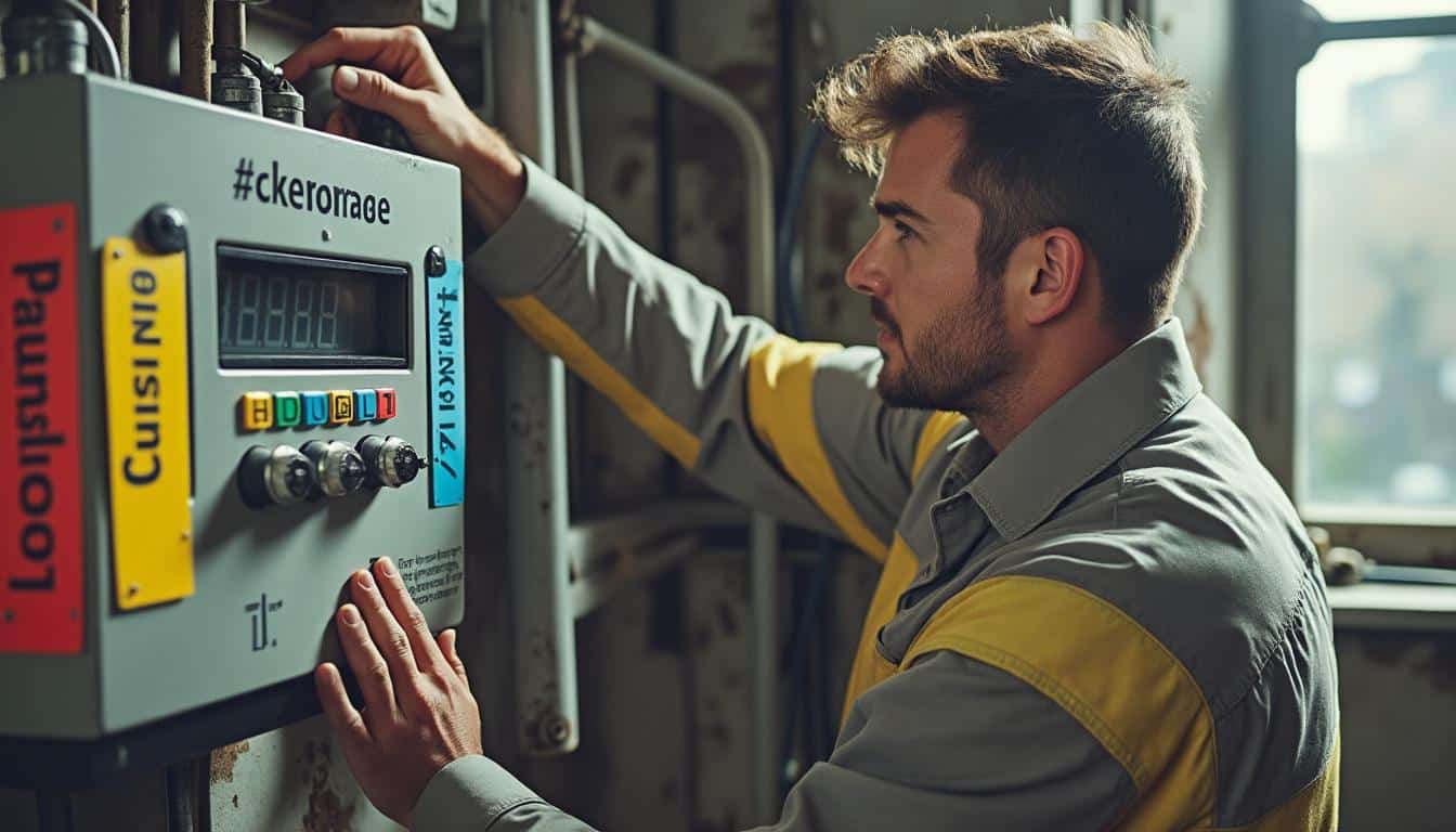 Illustration: Comprendre le rôle et la fonction des étiquettes du compteur électrique