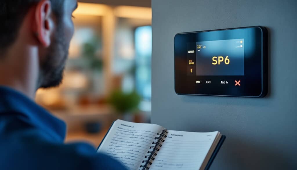 Code erreur SP6 de la chaudière Chaffoteaux : causes et solutions