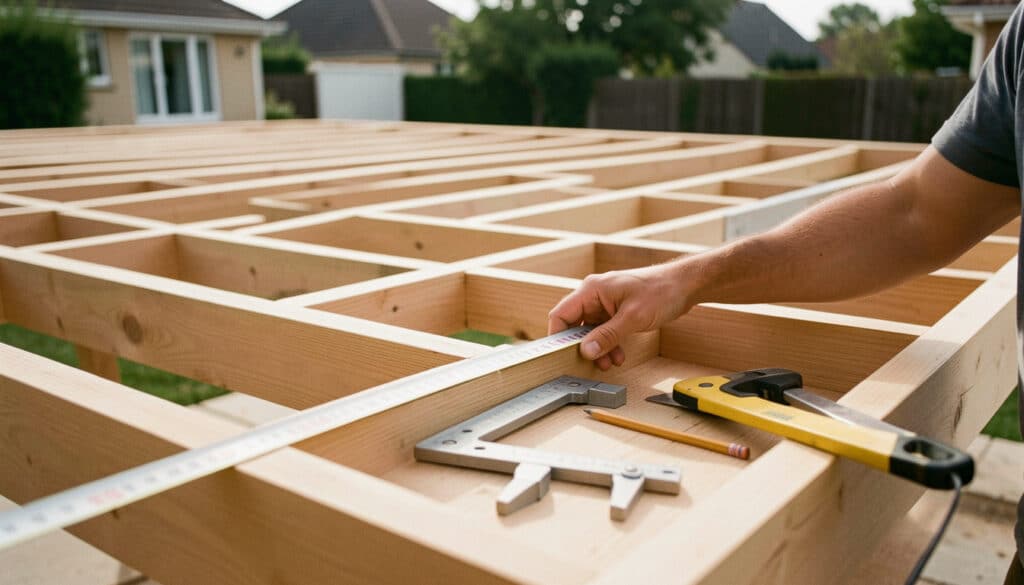 Espacement des lambourdes de terrasse : bien le calculer