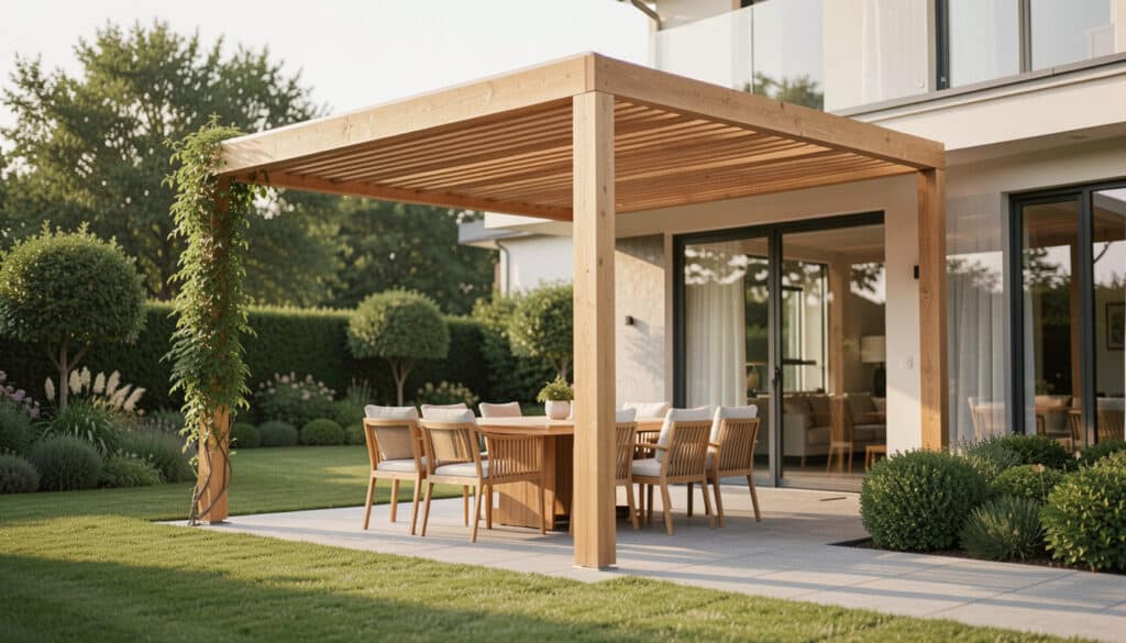 Pergola en bois 6 x 4 m : bien la choisir