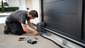 Installer un moteur de portail coulissant pas à pas