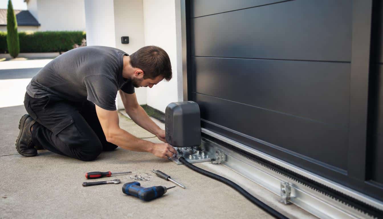 Installer un moteur de portail coulissant pas à pas