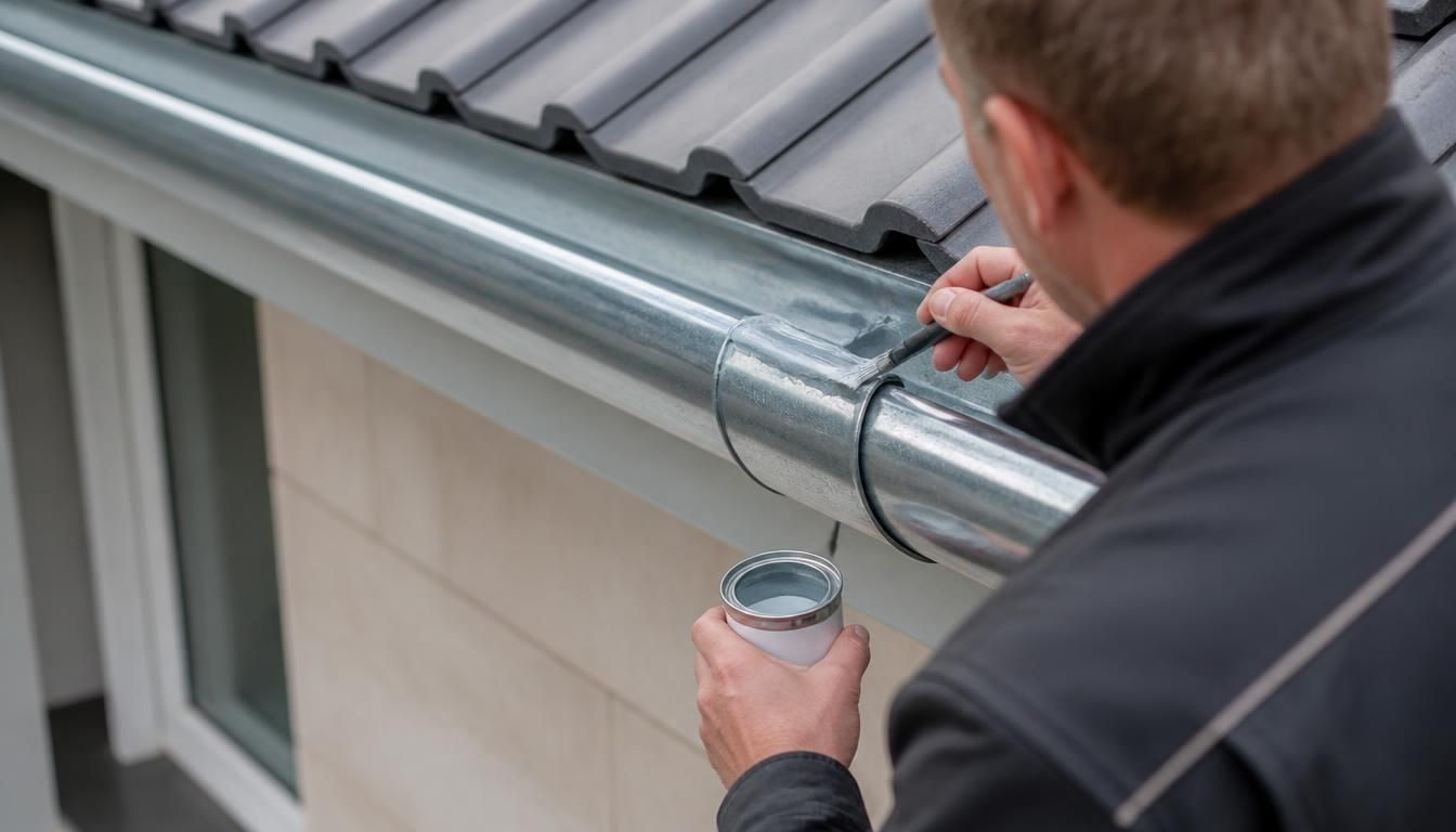Souder une gouttière en zinc à froid sans erreur